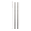 Weis roostevaba terasest joogikõrs (4tk)+ puhastushari 24cm
