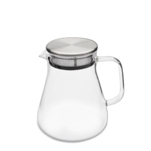 Borosilikaatklaasist teekann kaanega filtriga, 800 ml
